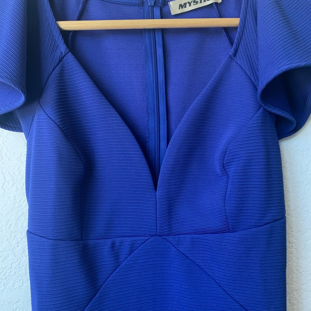 NWOT Modcloth Pinot Noir Dress in Cobalt Blue - Picture 6 of 16